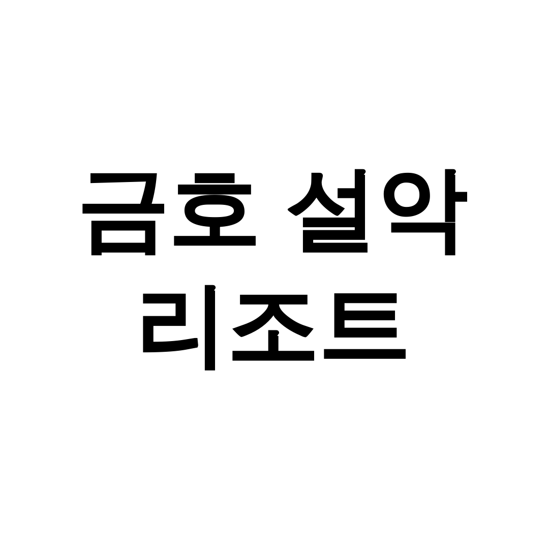 금호 설악 리조트